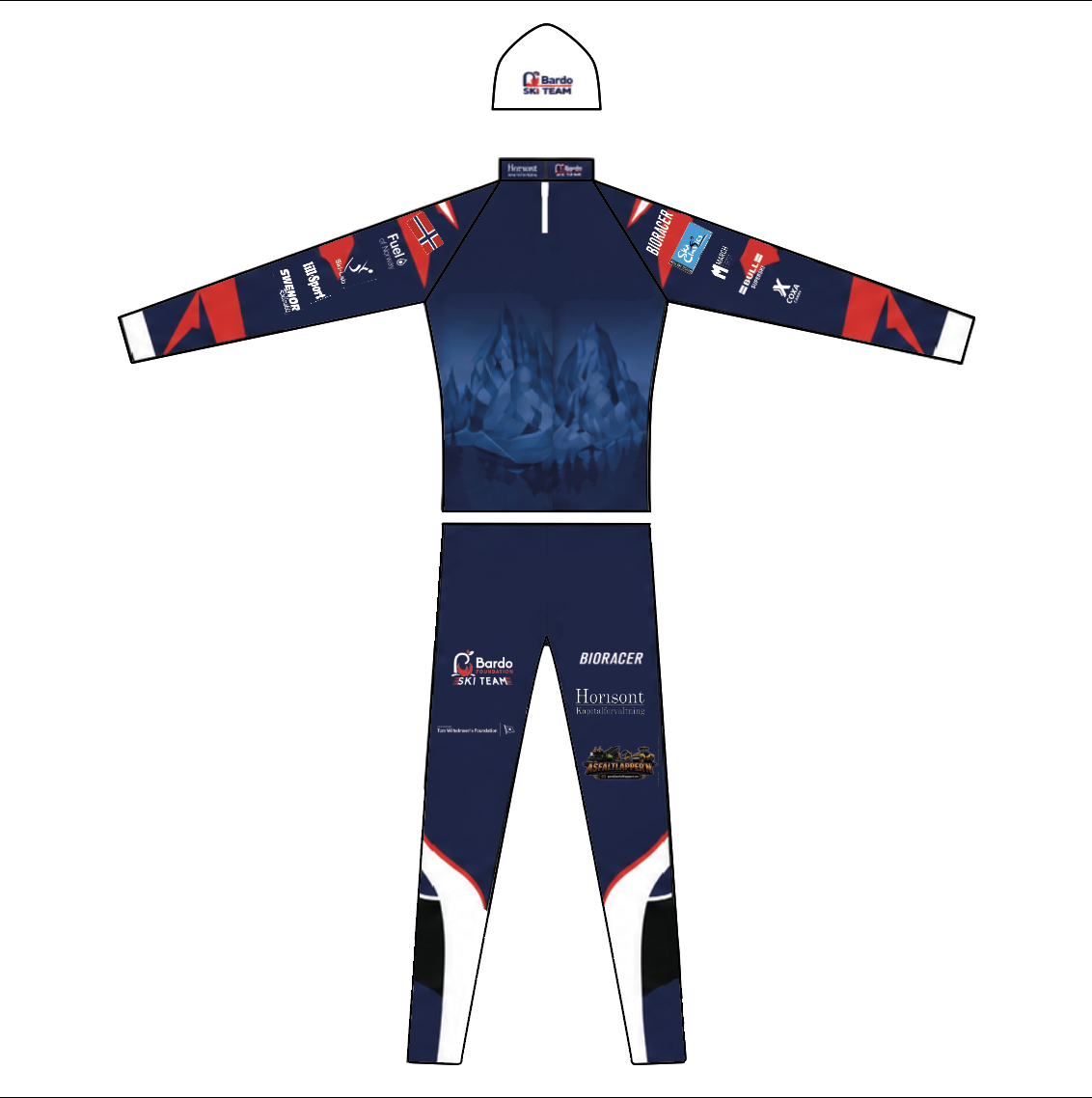 Bardo Ski Team race suit